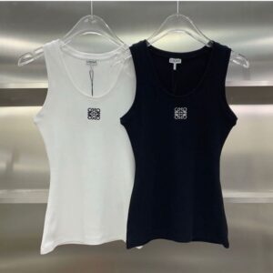 LOEWE cotton tank top