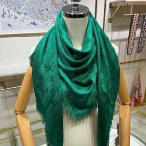 LV scarf Square Green