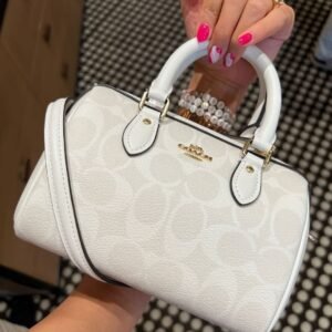 Coach speedy White Mini