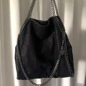 Stella Mccartney Large Black Silver Hardware