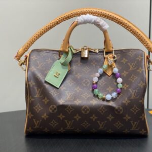 Louis Vuitton speedy30 Inside green