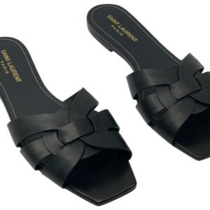 Ysl new slipper black