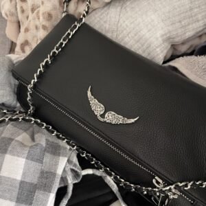 zadig & voltaire Black with silver hardware small