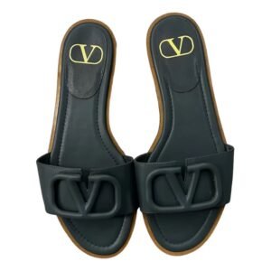 Valntino slipper all black