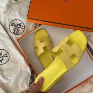 Hermes slipper H Yellow 💛