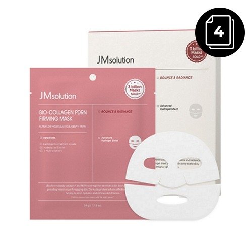 JMsolution Bio Collagen + PDRN Firming Mask – 4 Sheets
