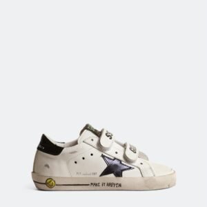 Golden goose kids boys White with black star