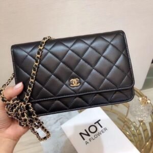 Chanel mini Black with gold hardware